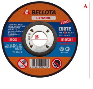 Диск за метал Bellota 50400 - 115